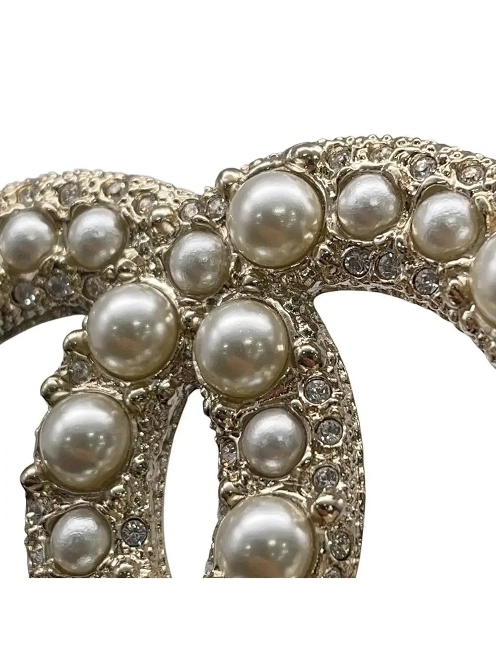 Chanel Cc Logo Brooch Metal #357871C12B
